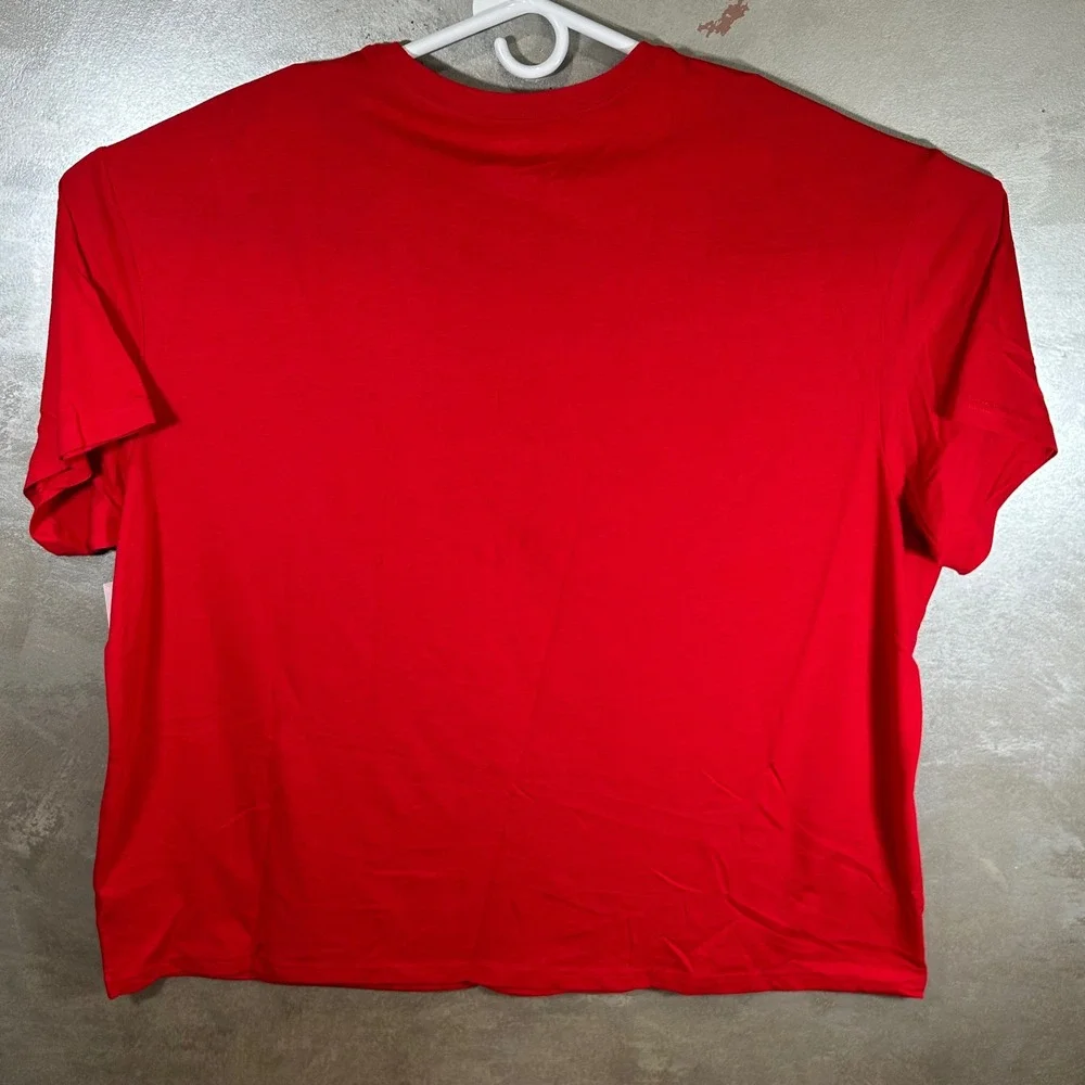 Athletic Works Mens 4XL Red Moisture Wicking Short Sleeve T-Shirt‎ 2 Pack New